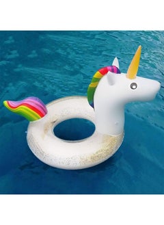 Inflatable Float Glitter Sequin Animal Pool Floats Swimming Pool Ring Pool Inflatables For Kids And Adults Pool Toys Inflatable Unicorn Pool Float 36 Inch Water Float (36 Inch)