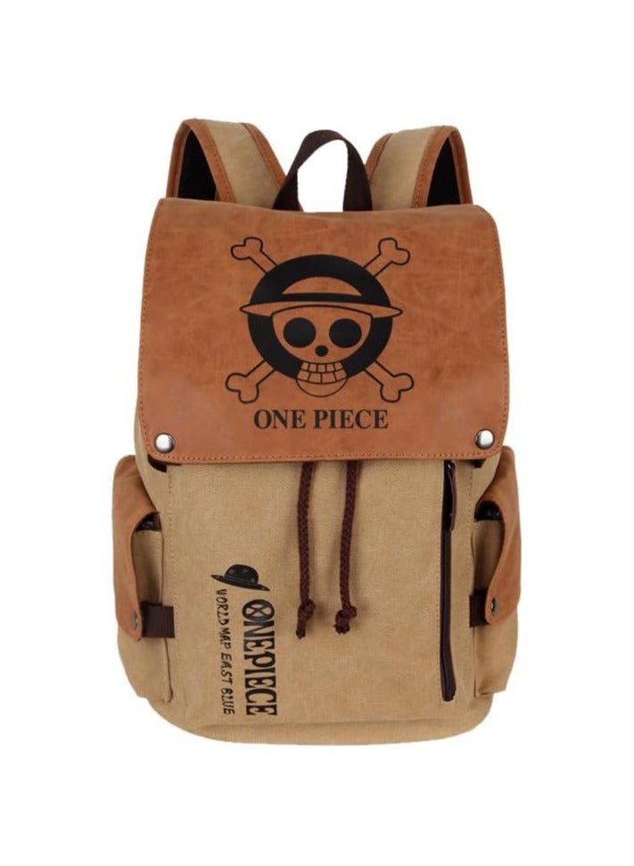 General Anime Cosplay Backpack for One Piece Luffy Shoulder Bag,Fashion Cartoon Large Capacity School Bag,Bookbag Suitable for Kids Girls Boys Students  - Image 1