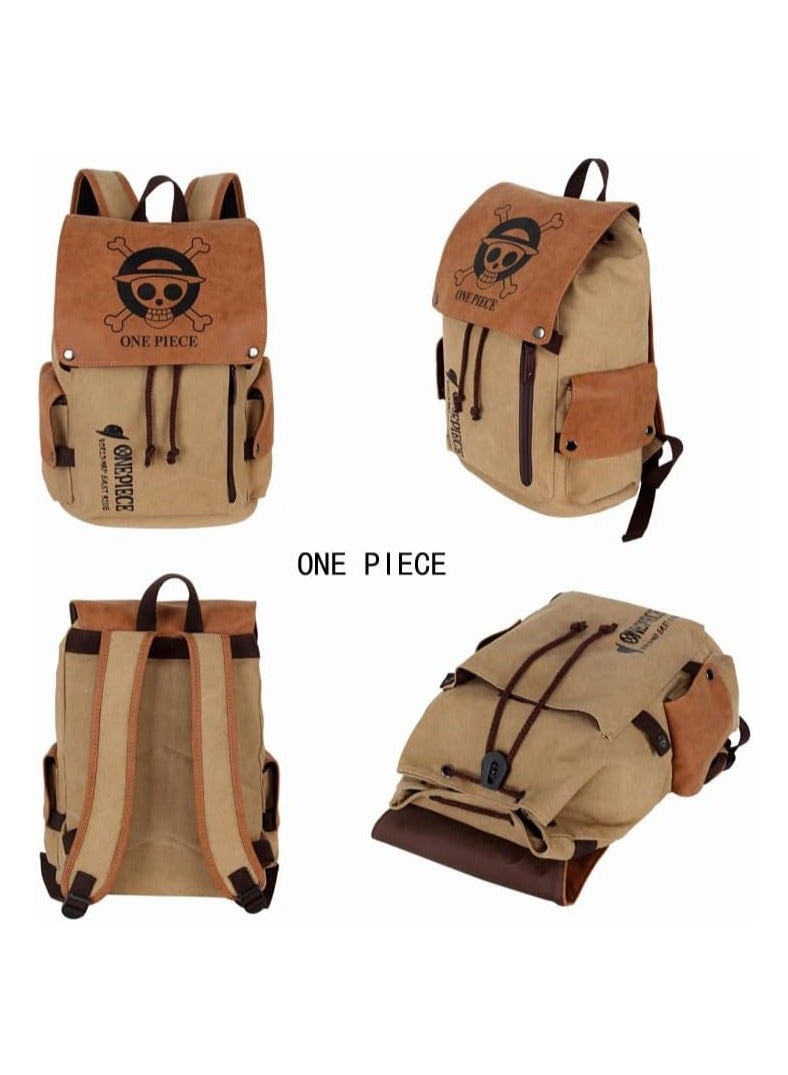General Anime Cosplay Backpack for One Piece Luffy Shoulder Bag,Fashion Cartoon Large Capacity School Bag,Bookbag Suitable for Kids Girls Boys Students  - Image 2