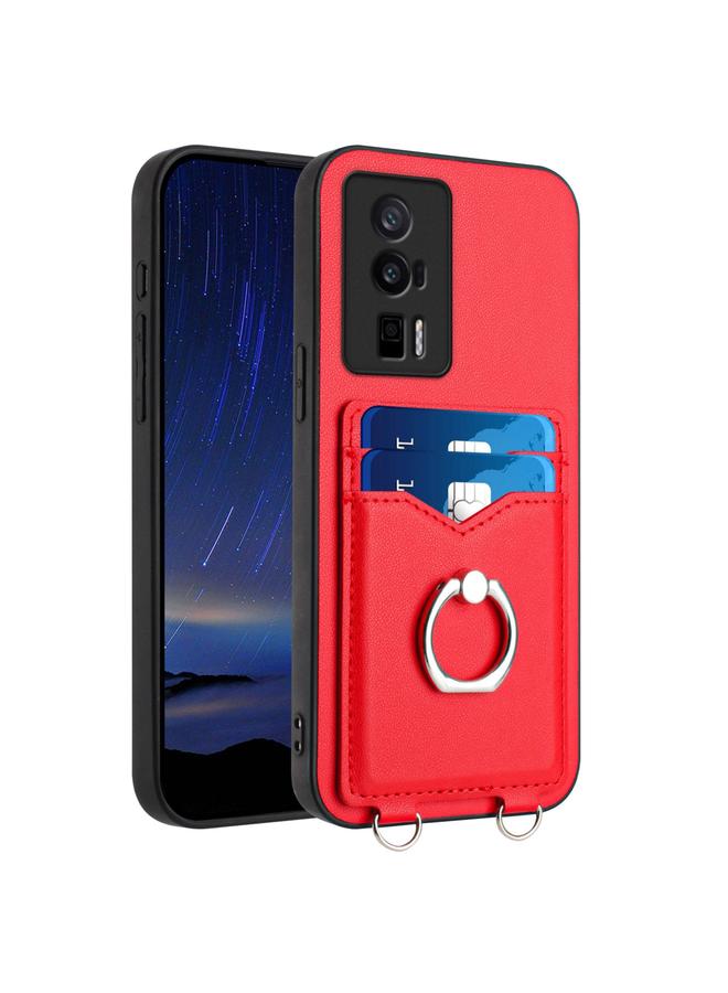 Case For Xiaomi Poco F5 Pro 5G R20 Ring Card Holder Phone Case