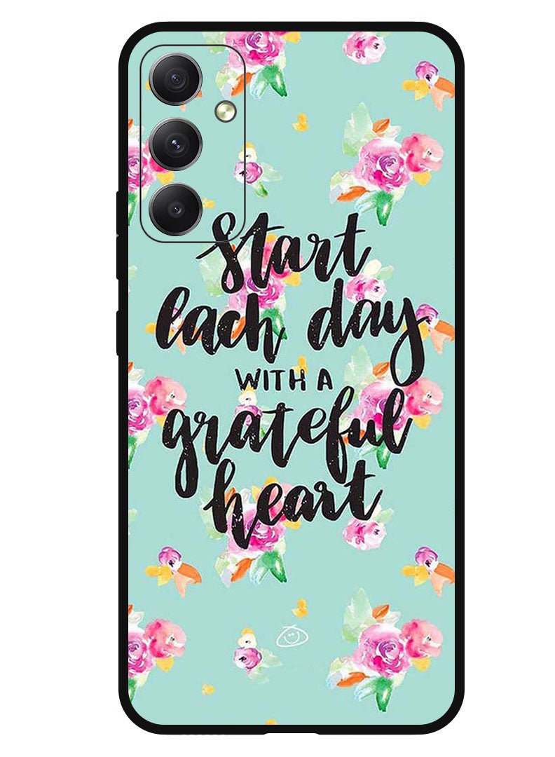 Theodor Protective Case Anti Scratch Shock Proof Bumper Cover For Samsung Galaxy F54 Grateful Heart - Image 1