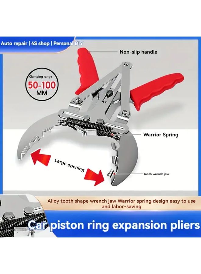 12Pcs Automotive Piston Ring Installer Engine Carbon Scraper No Battery - Image 3