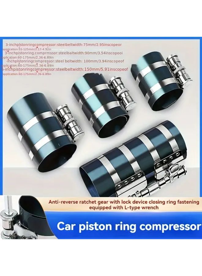 12Pcs Automotive Piston Ring Installer Engine Carbon Scraper No Battery - Image 4