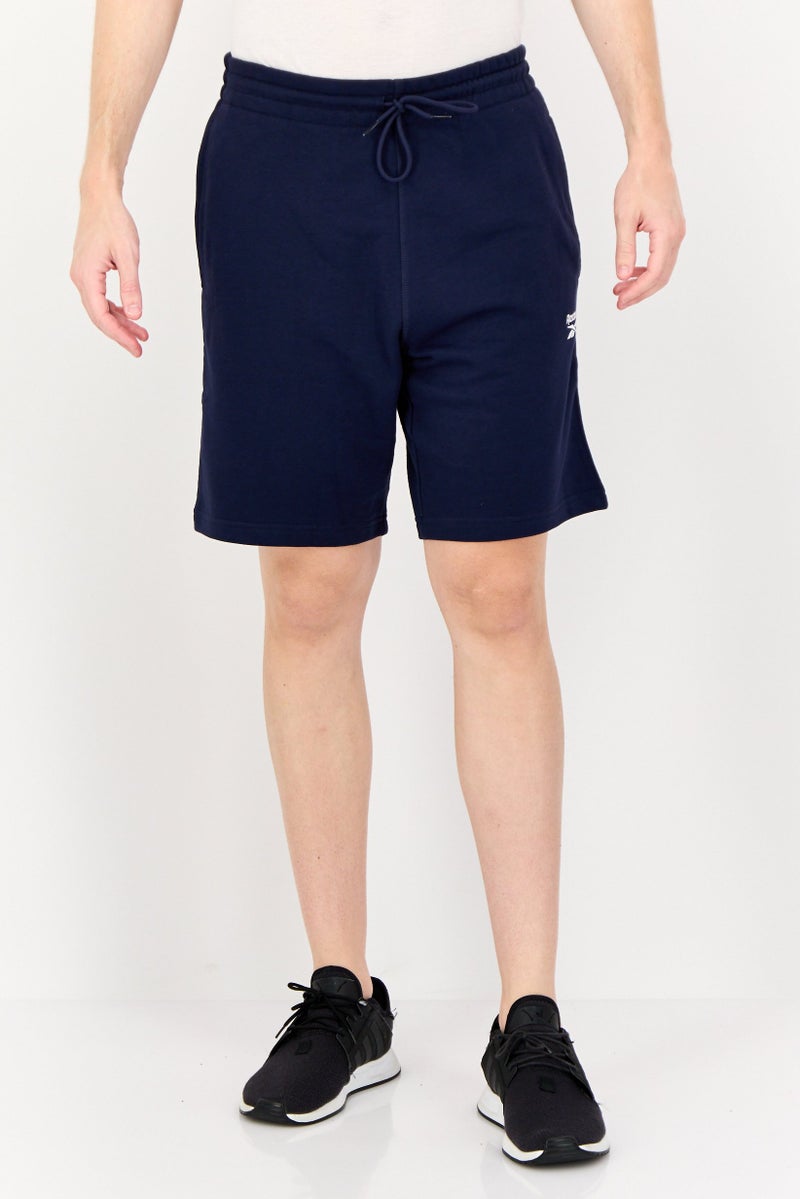 Reebok Men Sportswear Fit Embroidered Logo Outdoor Shorts, Navy  - Image 1