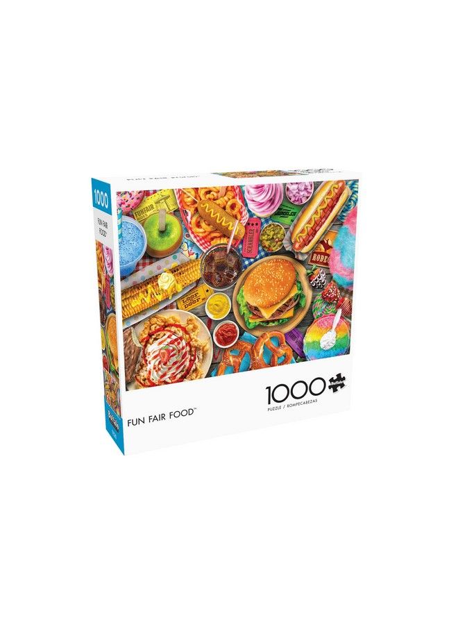 Buffalo Games لعبة تركيب الصور المقطوعة من Fun Fair Food مكونة من 1000 قطعة - Image 4