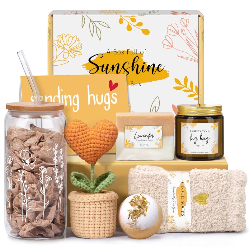 Gift Baskets for Women Get Well Soon Gifts Basket for Women Sympathy and Thinking of You Gifts After Surgery Recovery Care Package for Woman Mom Her Wife Friend Sister