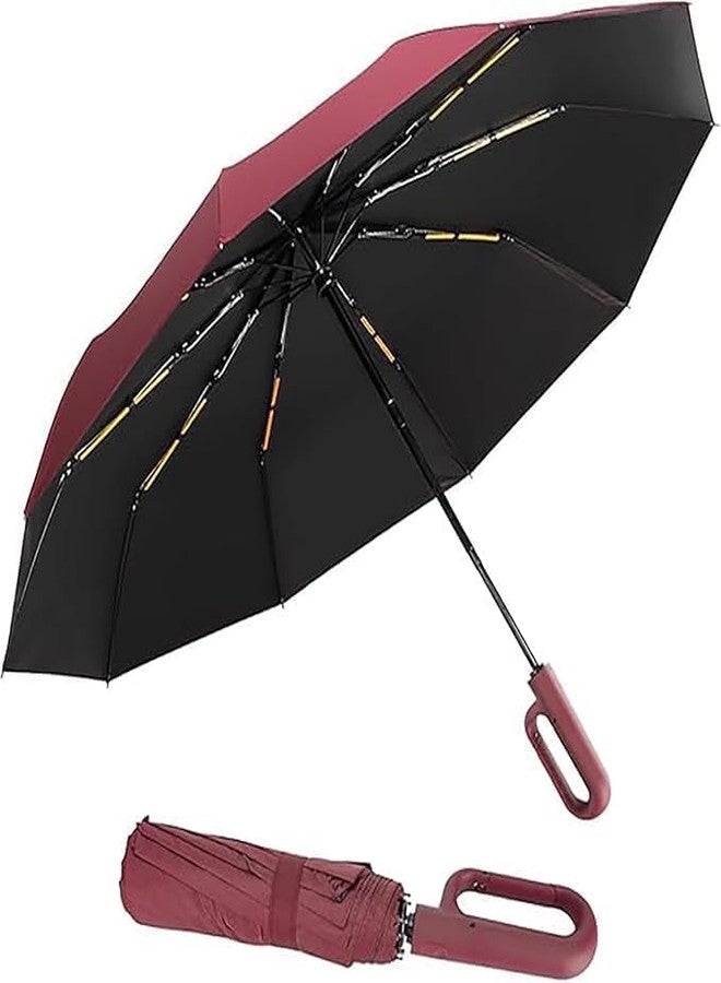 Nexora Compact Travel Umbrella with Carabiner Handle, Umbrellas for Rain, Easy Open-Close, Durable & Compact Umbrella for Man & Women - Image 2