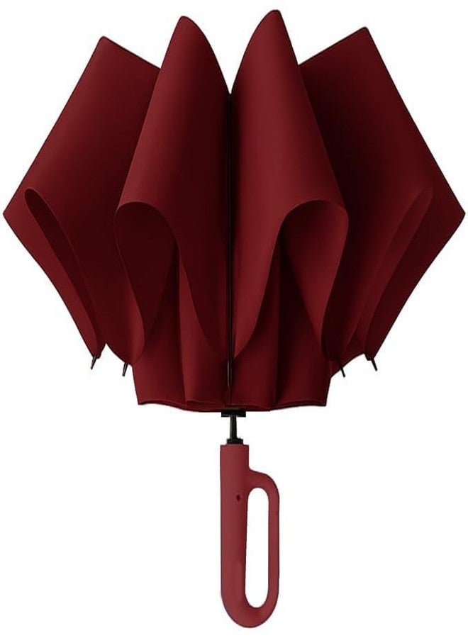 Nexora Compact Travel Umbrella with Carabiner Handle, Umbrellas for Rain, Easy Open-Close, Durable & Compact Umbrella for Man & Women - Image 1