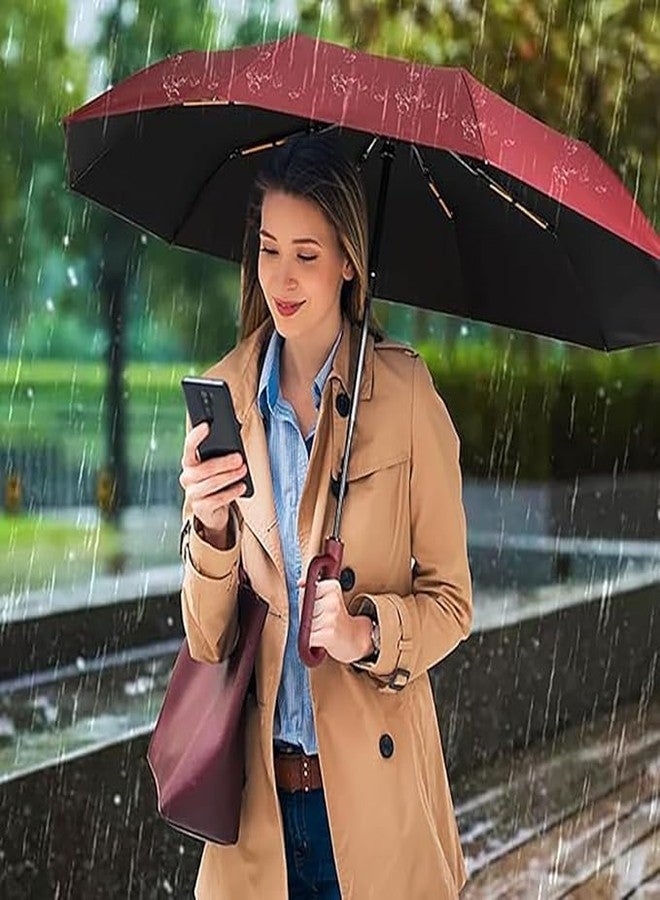 Nexora Compact Travel Umbrella with Carabiner Handle, Umbrellas for Rain, Easy Open-Close, Durable & Compact Umbrella for Man & Women - Image 5