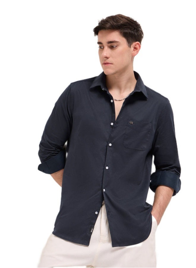 THE BEAR HOUSE Men's Shirt for Casual and Formal Wear | Classic Button-Down Style for Office, Daily Use, Travel, Events & All-Season Outfits | Versatile & Stylish Wardrobe Essential for Every Occasion - Image 1