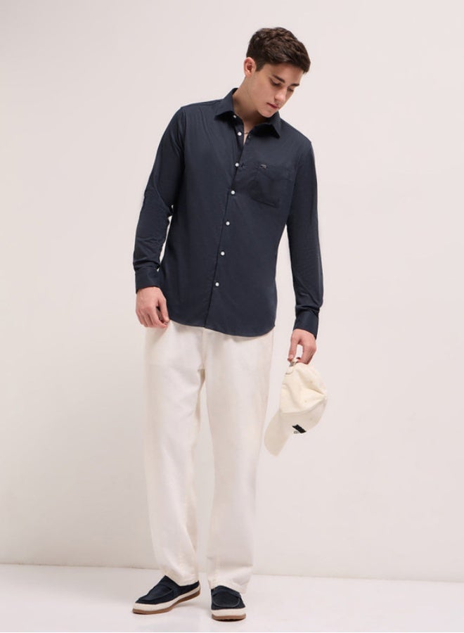 THE BEAR HOUSE Men's Shirt for Casual and Formal Wear | Classic Button-Down Style for Office, Daily Use, Travel, Events & All-Season Outfits | Versatile & Stylish Wardrobe Essential for Every Occasion - Image 4