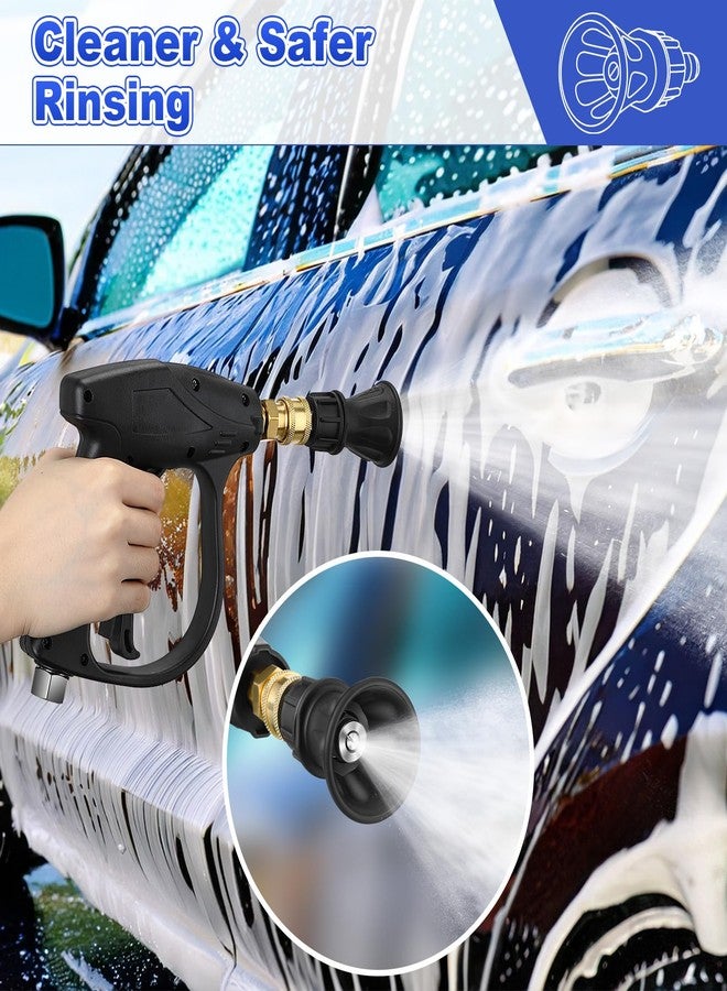 Dreyoo 2 Pack 40 Degree Pressure Washer Nozzle Guard with 4.0 Orifice, Durable Stainless Steel Pressure Washer Nozzle with Rubberized Protecting Guard, 1/4" Quick Connect, High Efficiency Cleaning - Image 4