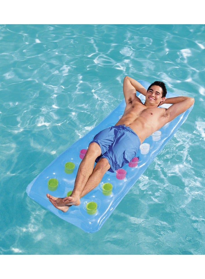 Bestway Bestway® 6'2" x 28"/1.88m x 71cm Summer Colors Transparent Floating Mat  - Image 4