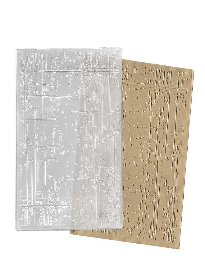 ALIBBON Irregular Background Plastic Embossing Folders for Card Making, Stripe Dots Background Embossing Folders for DIY Scrapbooking, Ink Marks Folders for Paper Craft Photo Album Decorations - Image 1