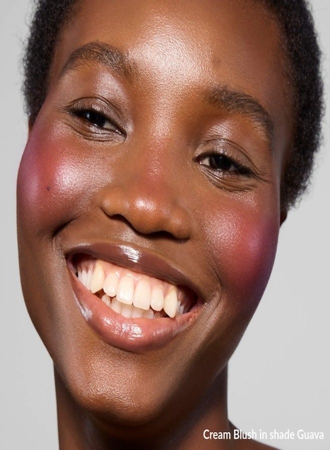 REFY Cream Blush Guava – Vibrant Fuchsia Pink with Warm Tones, Creamy Buildable Flush with Natural Dewy Finish, 0.05 oz / 1.5 g - Image 3