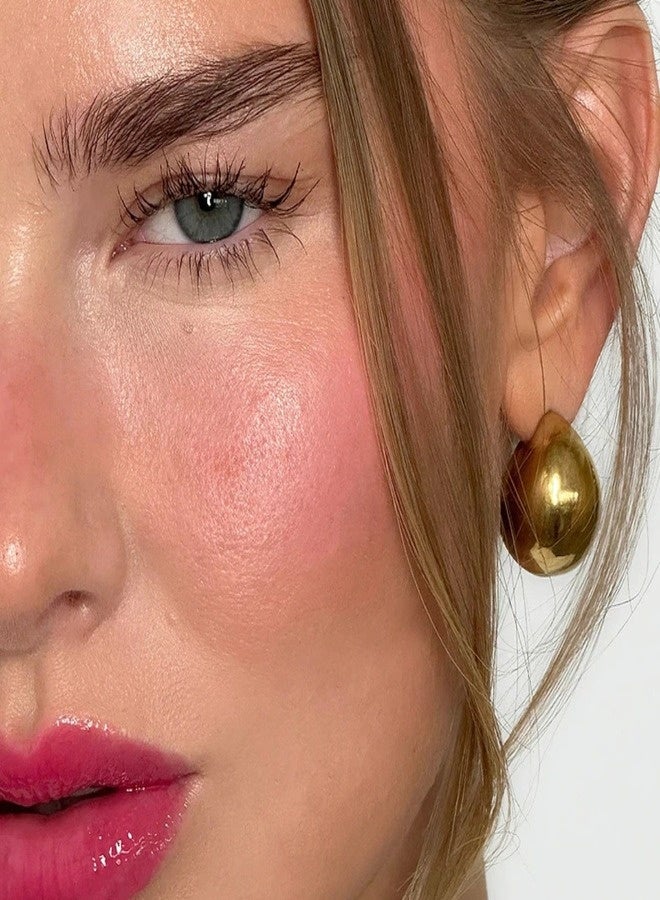 REFY Cream Blush Guava – Vibrant Fuchsia Pink with Warm Tones, Creamy Buildable Flush with Natural Dewy Finish, 0.05 oz / 1.5 g - Image 4