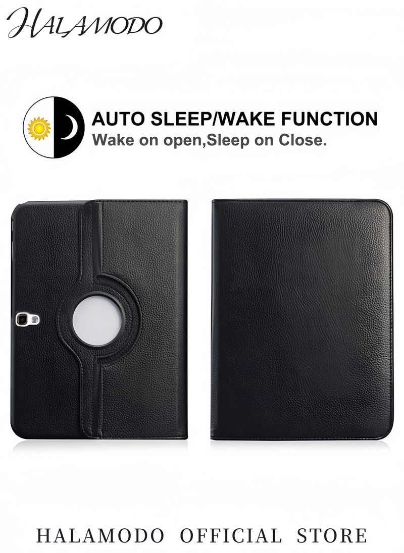 Generic - 360 Degree Rotating Stand Case for Samsung Galaxy Tab S 10.5 (SM-T800/T805) Multi Angle Folio Protective Cover Lightweight PU Leather Case with Auto Sleep/Wake Function - Image 1