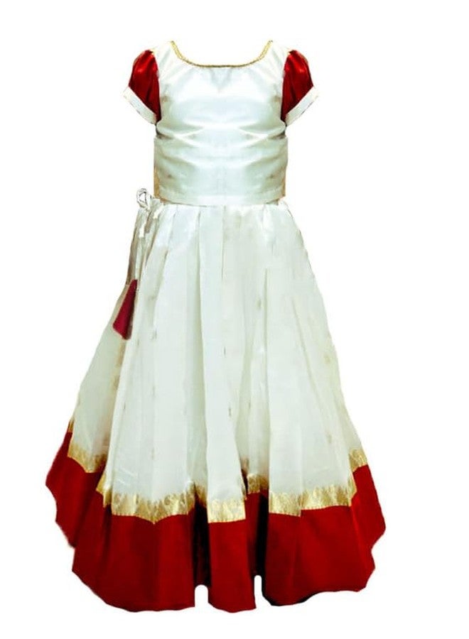 HIBA CREATIONS Baby girl Kanjivuram lehenga choli 2-3 Years - Image 3