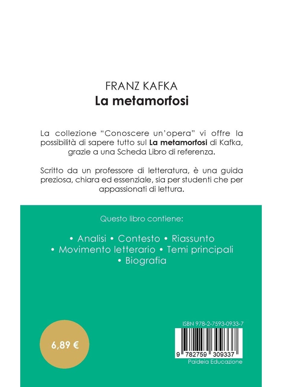 Scheda libro La metamorfosi di Kafka (analisi letteraria di riferimento e riassunto completo)  - Image 2