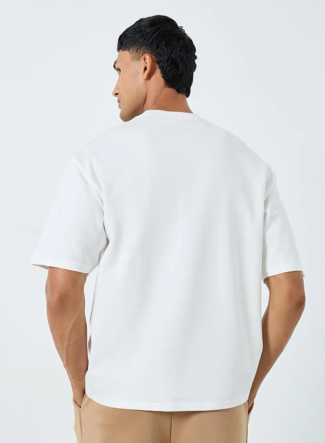 Styli Styli Men Oversized Graphic Print T-Shirt