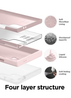 Elago Silicone for Samsung Galaxy S24 Ultra Case Cover - Lovely Pink  - Image 5