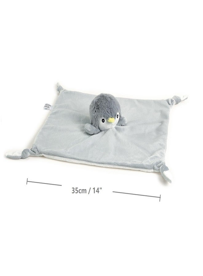 CREVENT Cozy Plush Baby Security Blanket, Loveys for Baby Girls and Boys, Birthday (Zebra + Penguin) - Image 4