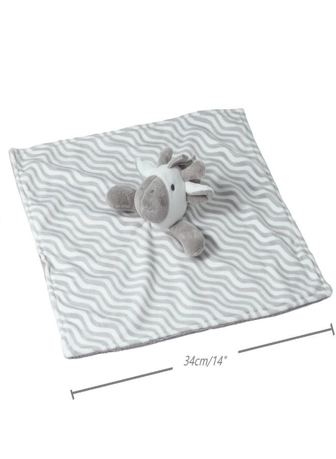 CREVENT Cozy Plush Baby Security Blanket, Loveys for Baby Girls and Boys, Birthday (Zebra + Penguin) - Image 5