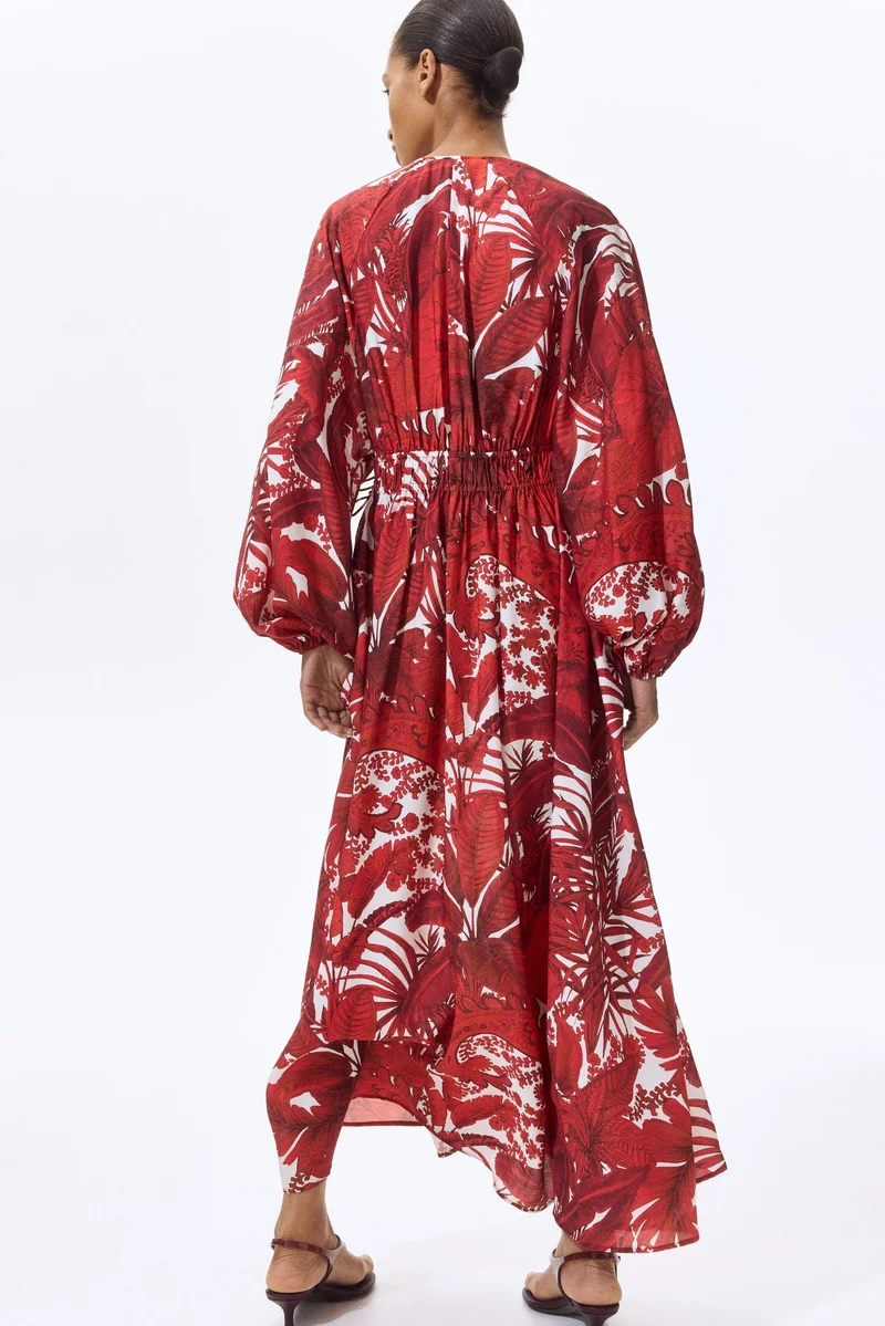 H&M Balloon-sleeved tunic dress