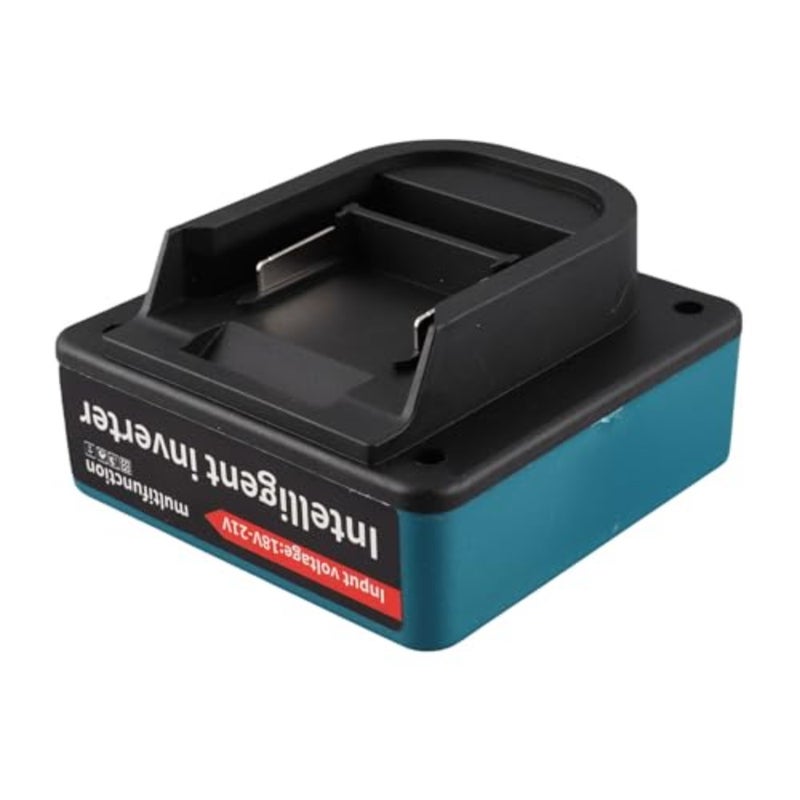 200W DC18V-21V, Outdoor Generator Battery Converter with 2 USB and LED and AC Battery Powered Outlet, DC to AC Converter for Charging Electronics - Image 4