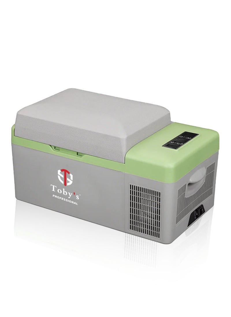 Toby's Toby's TR-15 Portable Freezer,12 Volt Car Refrigerator, 21 Quart (20 Liter) Fast Cooling 12V Car Fridge -4℉~68℉, Car Cooler, 12/24V DC and 100-240V AC for Outdoor, Camping, RV, Truck, Boa  - Image 1