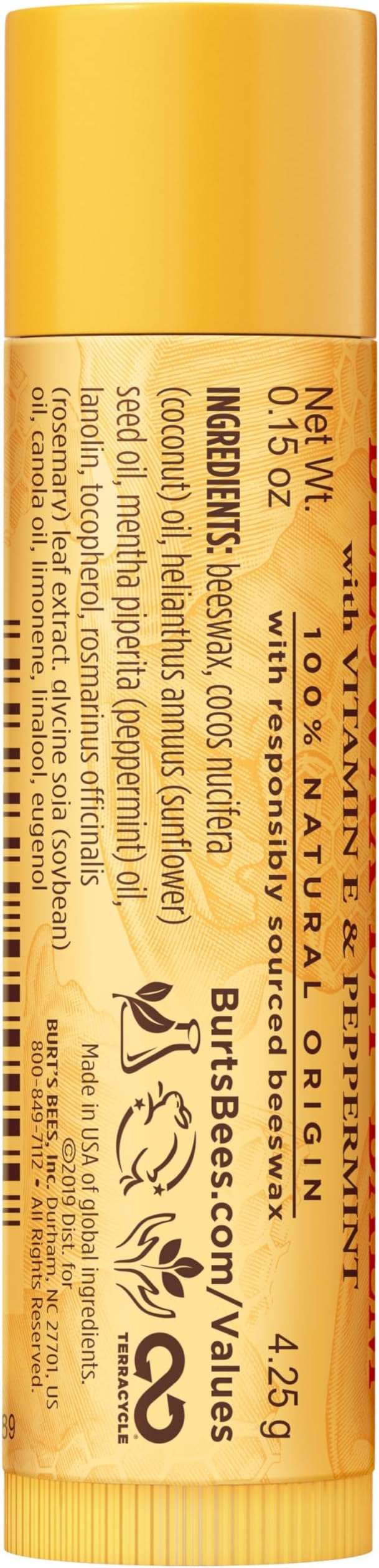 Burts Bees Beeswax Lip Balm Blister Packs 425g