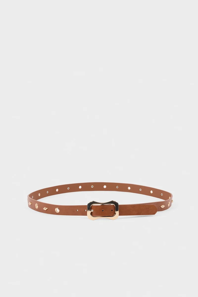 Defacto Woman Animal Print Faux Leather