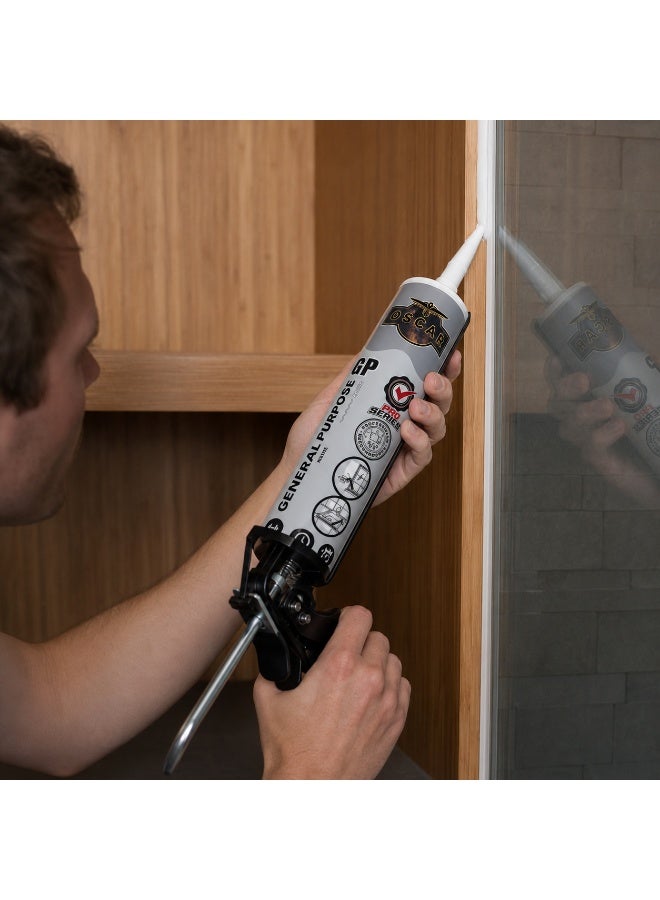 Oscar General Purpose Silicon Sealant-Premium Bathroom, Kitchen, Windows Silicon Sealant, Heavy Duty, White silicon - Image 3