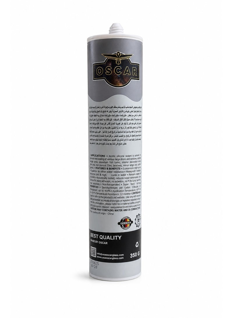 Oscar General Purpose Silicon Sealant-Premium Bathroom, Kitchen, Windows Silicon Sealant, Heavy Duty, White silicon - Image 2