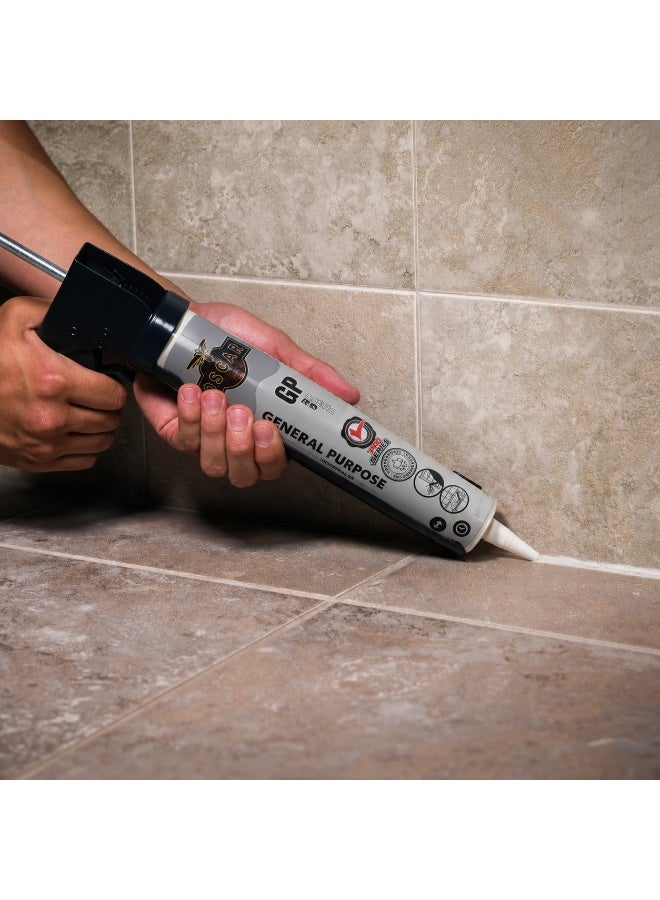 Oscar General Purpose Silicon Sealant-Premium Bathroom, Kitchen, Windows Silicon Sealant, Heavy Duty, White silicon - Image 5