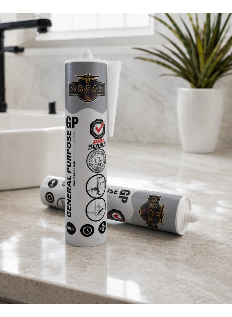 Oscar General Purpose Silicon Sealant-Premium Bathroom, Kitchen, Windows Silicon Sealant, Heavy Duty, White silicon - Image 4