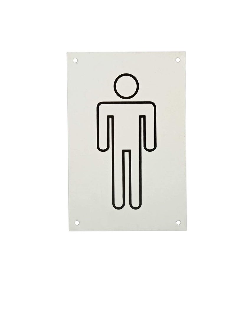 Gents Symbol Aluminum Plate - Image 1
