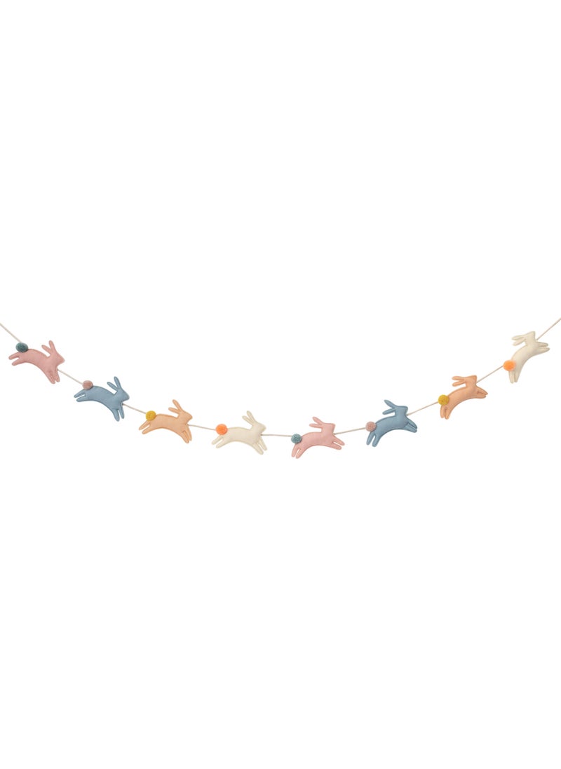 Meri Meri Felt Bunny Garland  - Image 2