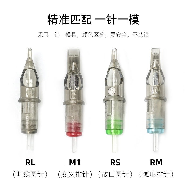Tattoo needle integrated needle multiple models 10-pack tattoo pen integrated machine universal short needle fine tattoo eyebrow needle wholesale - Image 4