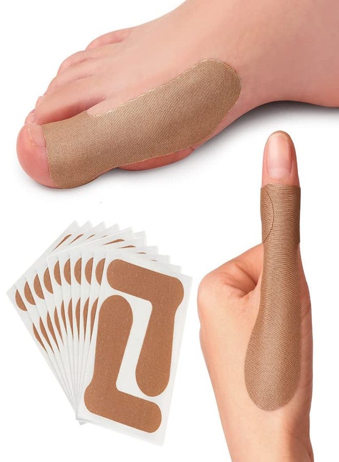 Xemz Thumb Support Brace Tape, 20 PCS Big Toe Strap Thumb Guard Patches Thumb Valgus Tape, Self-adhesive Big Toe Brace Adhesive Tape Thumb Stabilizer for Tendonitis Sprain Strain Hallux Valgus Pain Relief - Image 1