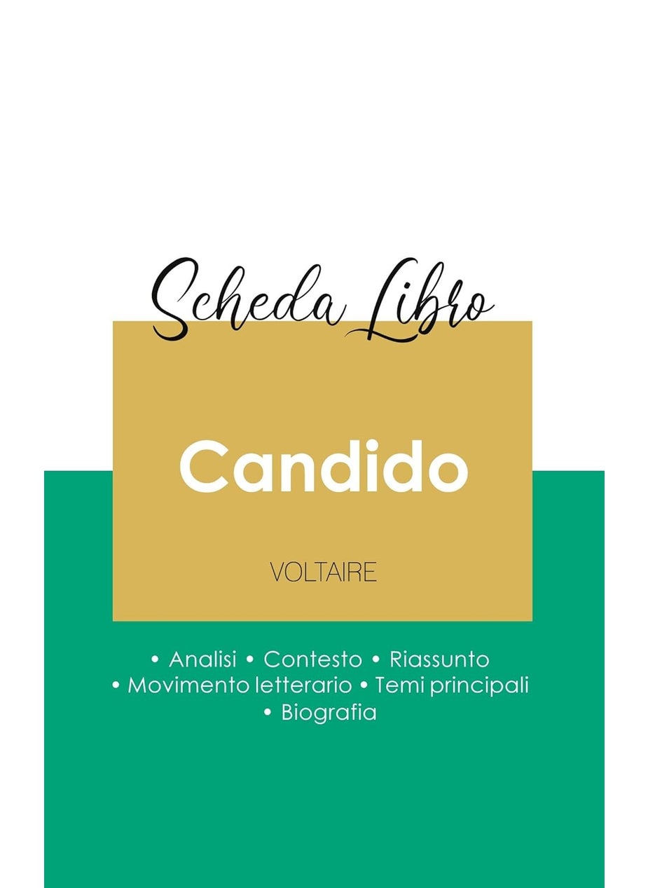 Scheda libro Candido di Voltaire (analisi letteraria di riferimento e riassunto completo)  - Image 1