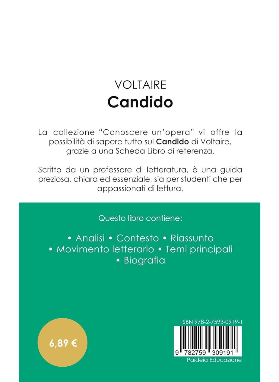 Scheda libro Candido di Voltaire (analisi letteraria di riferimento e riassunto completo)  - Image 2