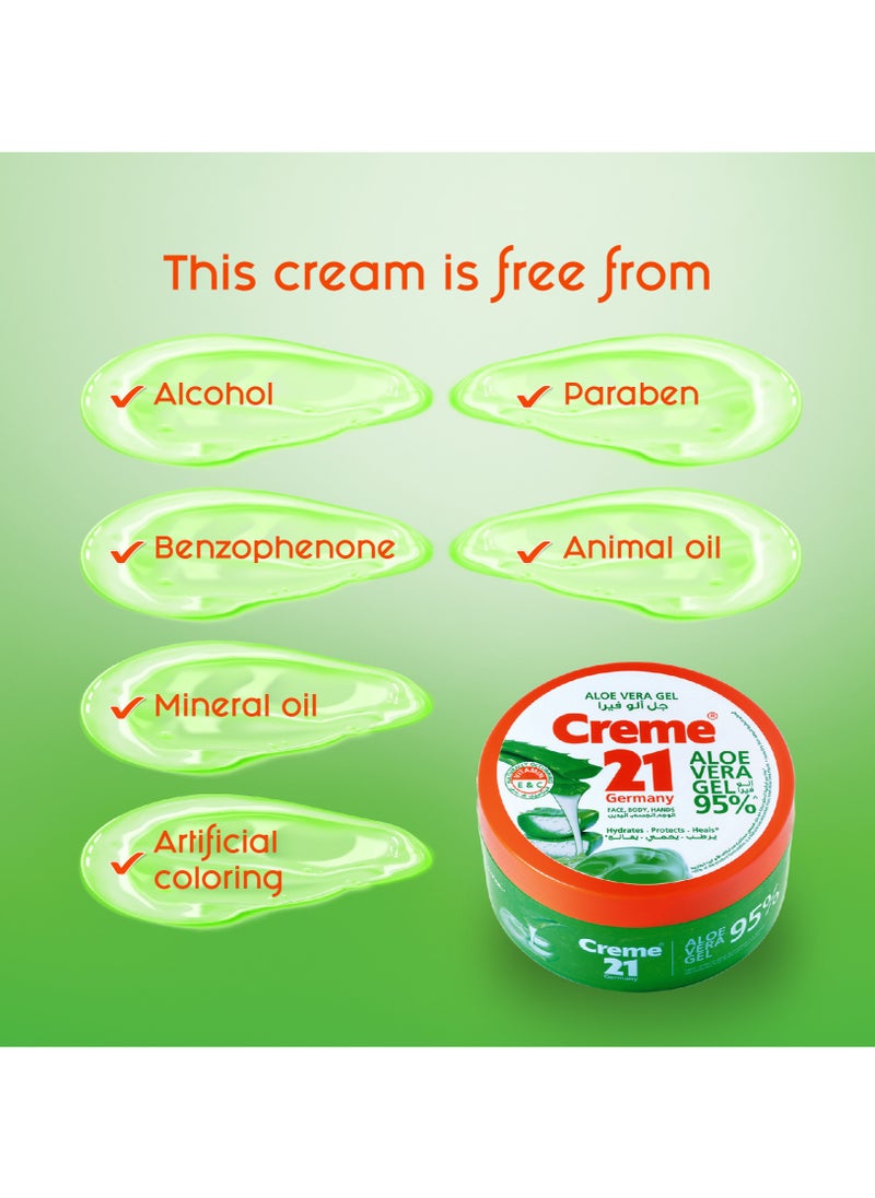 Creme 21 - Aloe Vera Gel 300 ml - Image 1