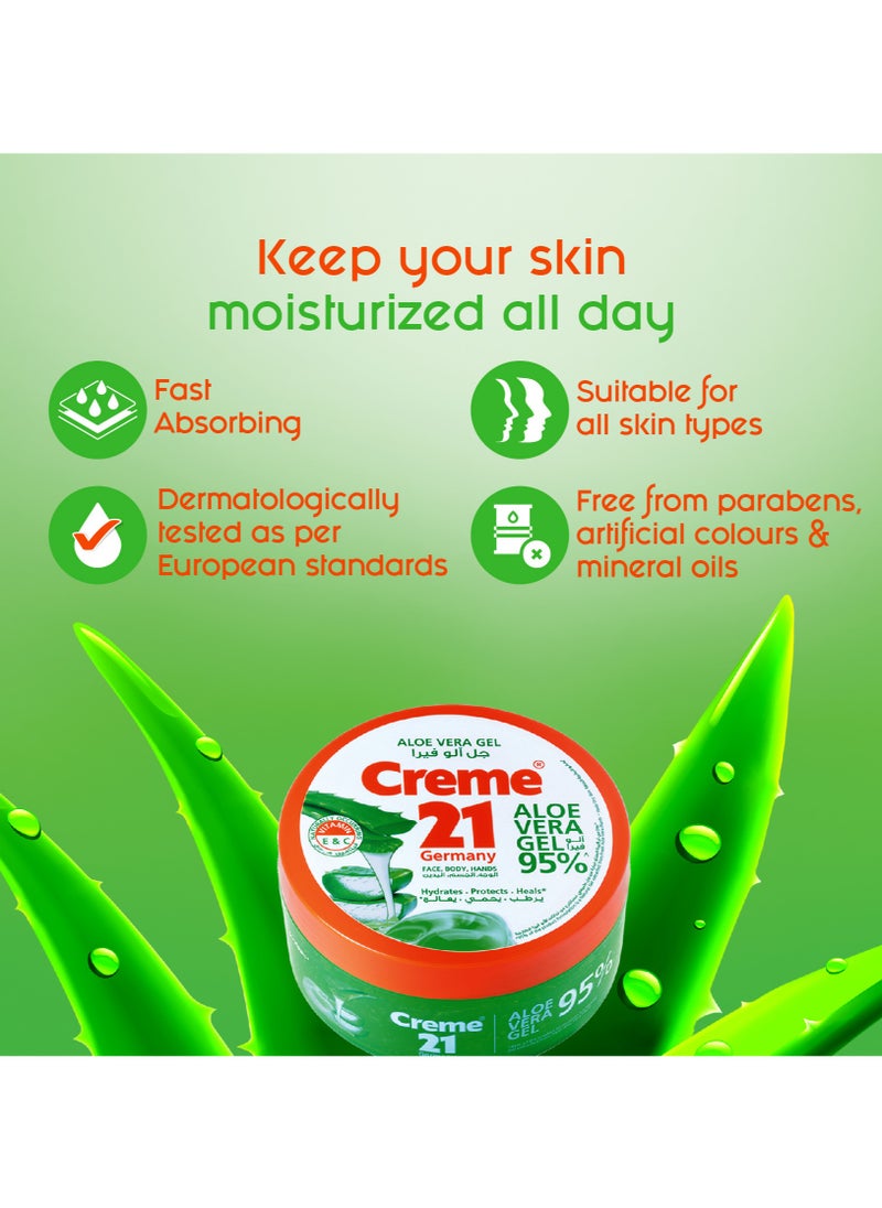 Creme 21 - Aloe Vera Gel 300 ml - Image 1