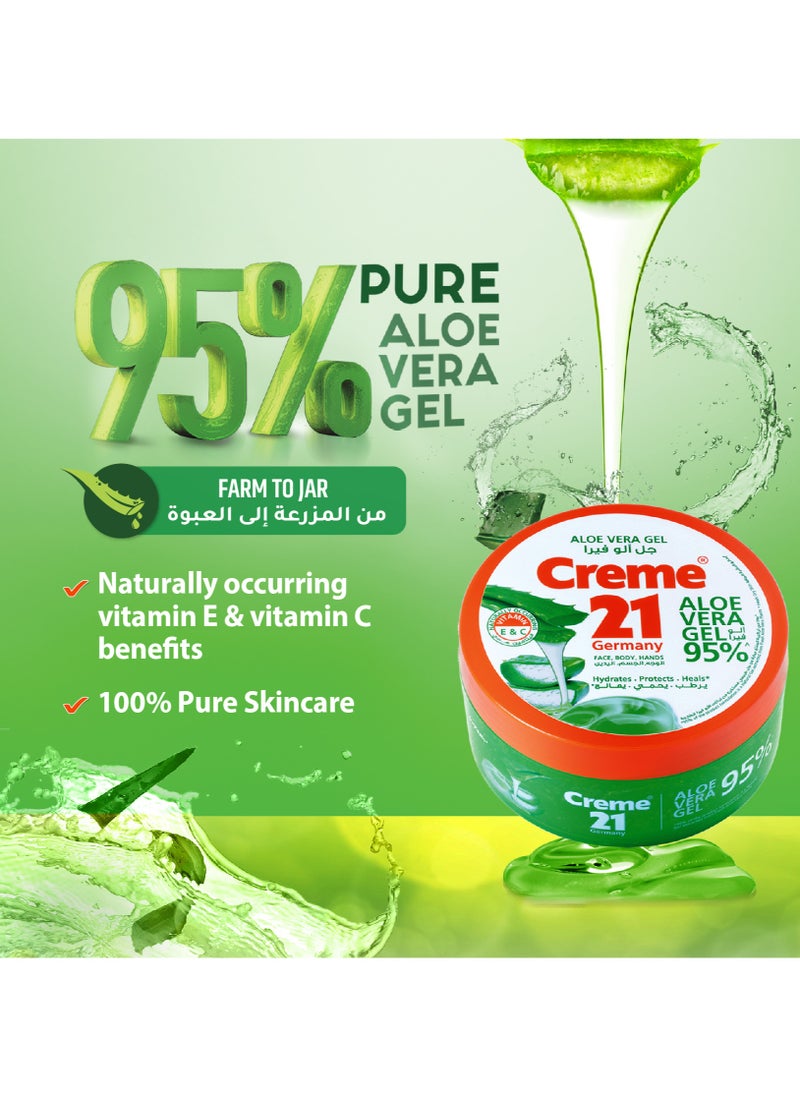 Creme 21 - Aloe Vera Gel 300 ml - Image 1