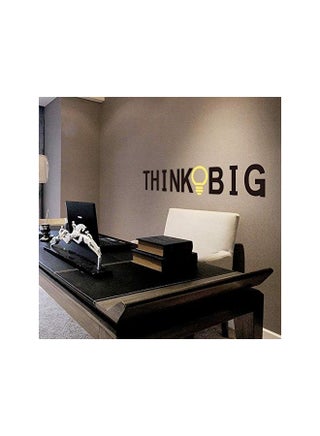 Think Big Quotes Wall Sticker, Wall Arts Home Décor Wall Decals, 80x17 cm by - pzsku/Z61ABA04C0350CA39D44DZ/45/_/1726308836/d48d3341-4efd-4807-bb22-b05b5a723000