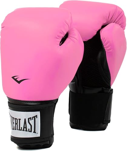 Everlast Prostyle 2 Youth Boxing Gloves Entry Level Training Gloves for Men and Women Secure Fit Hook and Loop Closure Ventilation Heavy Bag Speedbag Training 8 oz Extra Small Red - Image 1