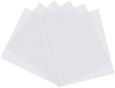 Aulufft 15 Pcs 75 mil Blank Stencil12 x 12 Milky Translucent PET Stencils SheetsSquare Stencil Template Reusable Template Material for Making Your Own Stencils