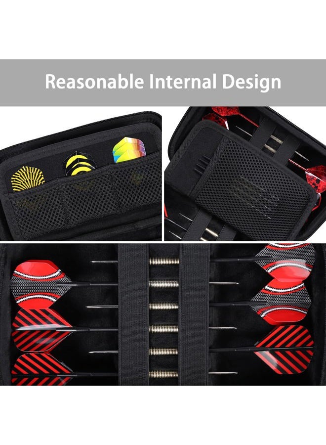 Co2Crea حافظة صلبة متوافقة مع سهام الرأس الصلب أو الرأس الناعم، تحمل 12 سهمًا وإكسسوارات إضافية، أنابيب تخزين مدمجة وجيوب للطيران، النصائح، والأعمدة - Image 2