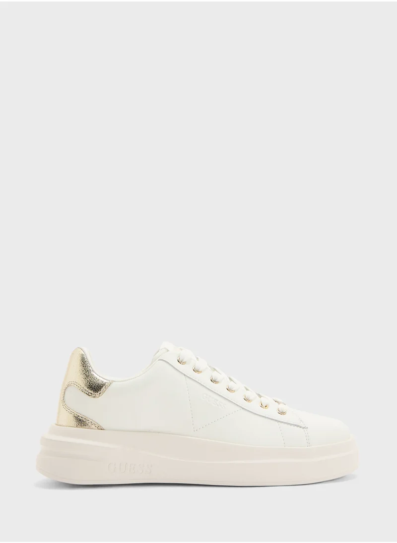 جس Logo Detailed Lace Up Low Top Sneakers